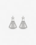 Brincos Véu Celestial - em Prata 925 com Zircônia