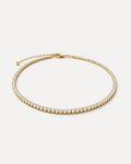 Colar Riviera Banhado em Ouro 24k