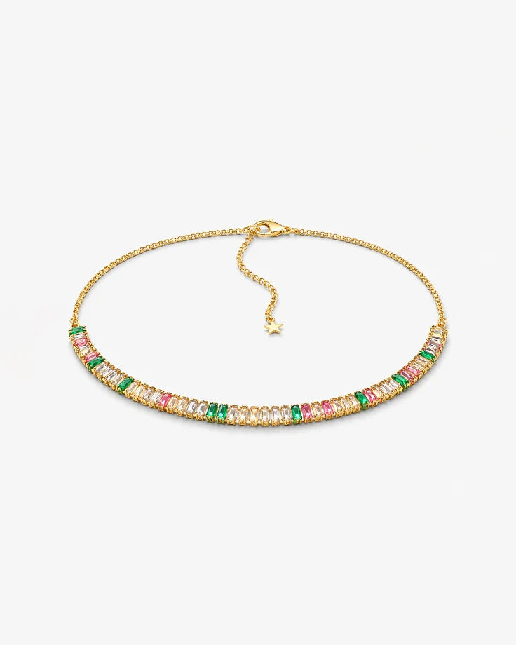 Colar Choker Áurea de Ophir em Banhado em Ouro 24k