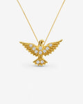 Colar Feminino Colomba Banhado em Ouro 24k com Zircônia