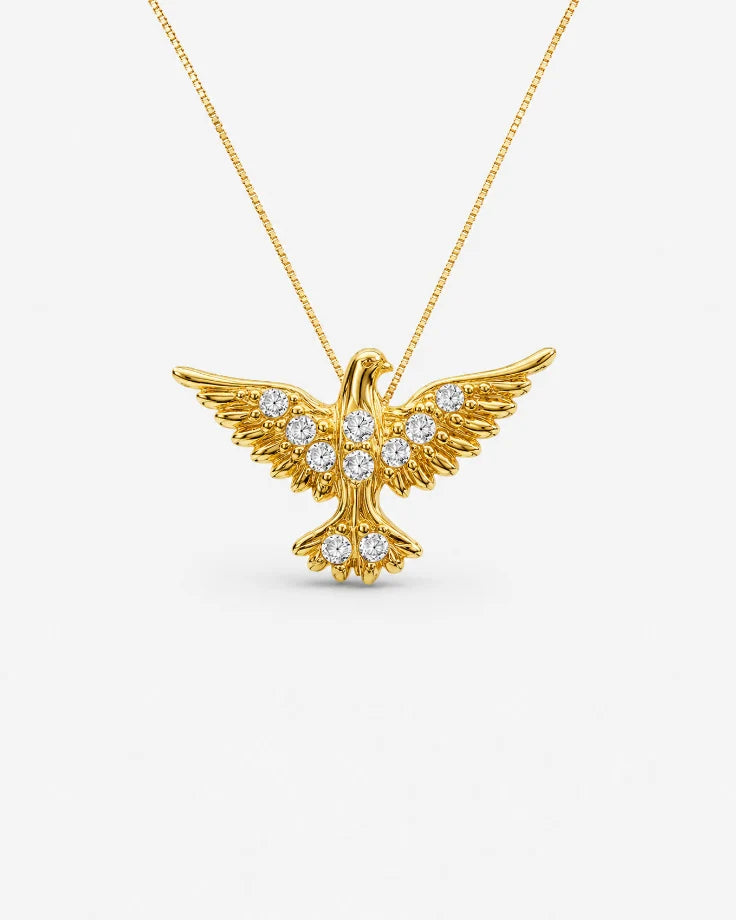 Colar Feminino Colomba Banhado em Ouro 24k com Zircônia