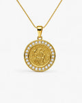 Colar Feminino - São Miguel Banhado em Ouro 24k