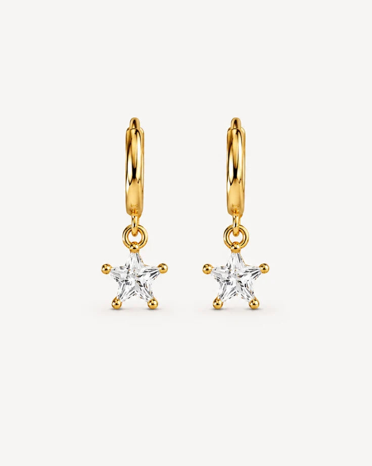 Brincos Allende - Banhado a Ouro 24k com Zircônia