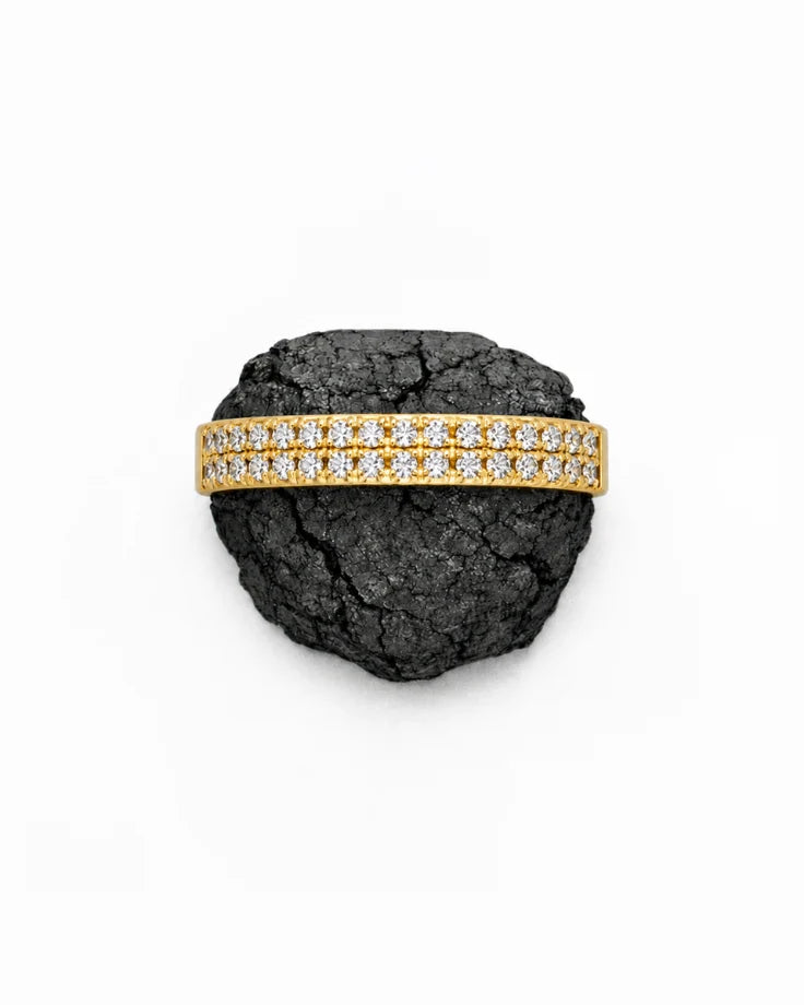 Anel Feminino Andrômeda - Banhado em Ouro 24k