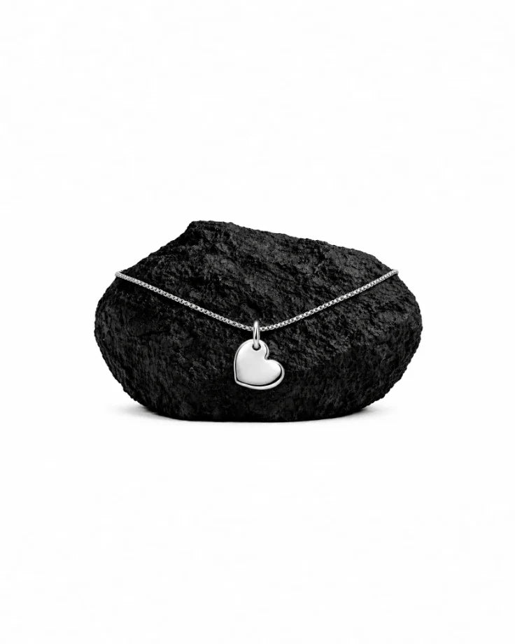Colar Feminino - Coração Eclipse em Prata 925