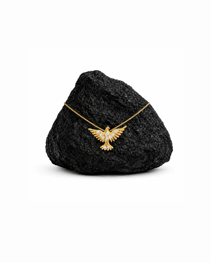 Colar Feminino Colomba Banhado em Ouro 24k com Zircônia