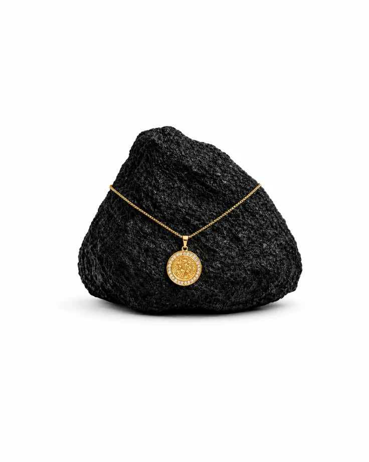 Colar Feminino - São Miguel Banhado em Ouro 24k